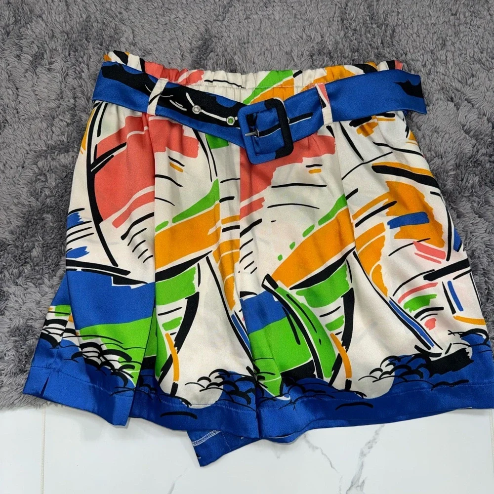 Zara abstract shorts