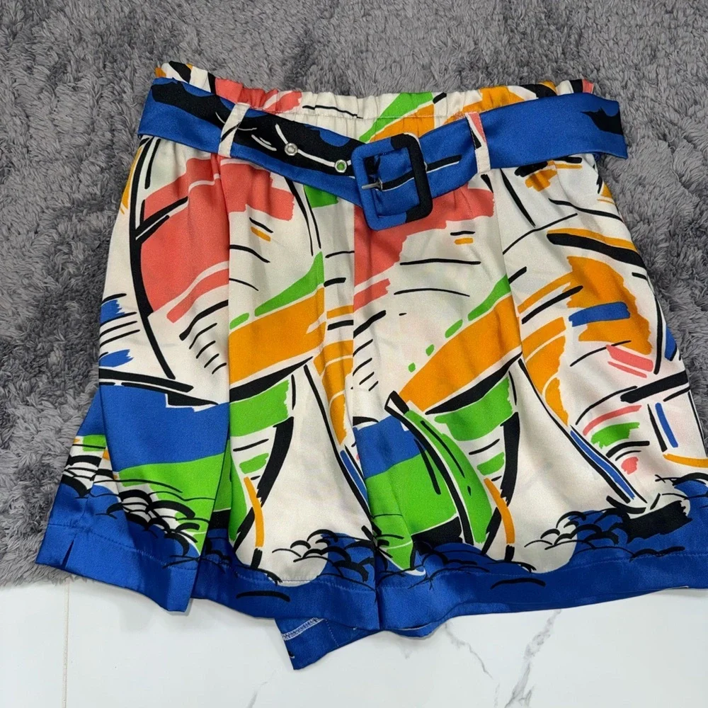 Zara abstract shorts