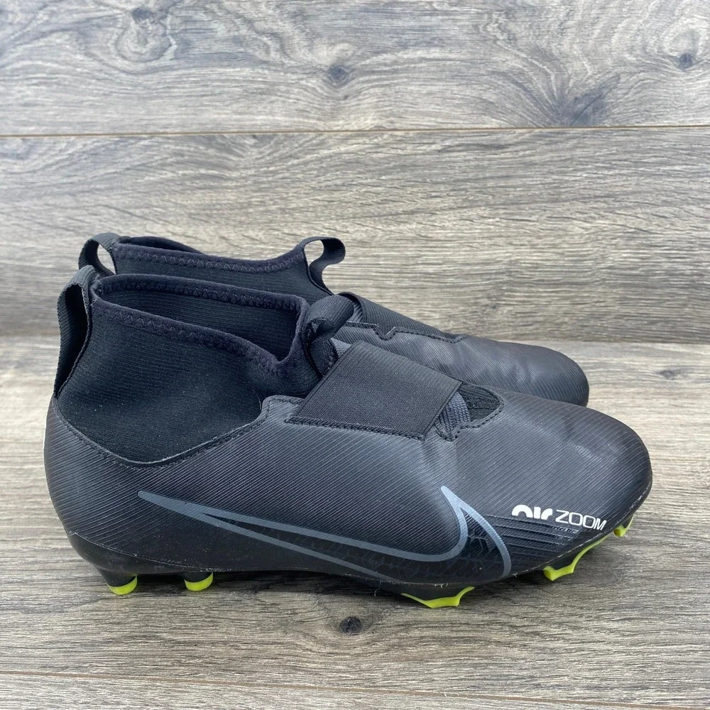 Nike Mercurial Zoom‎ Superfly 9 Soccer Cleats Size 5.5Y Black DJ5623 002
