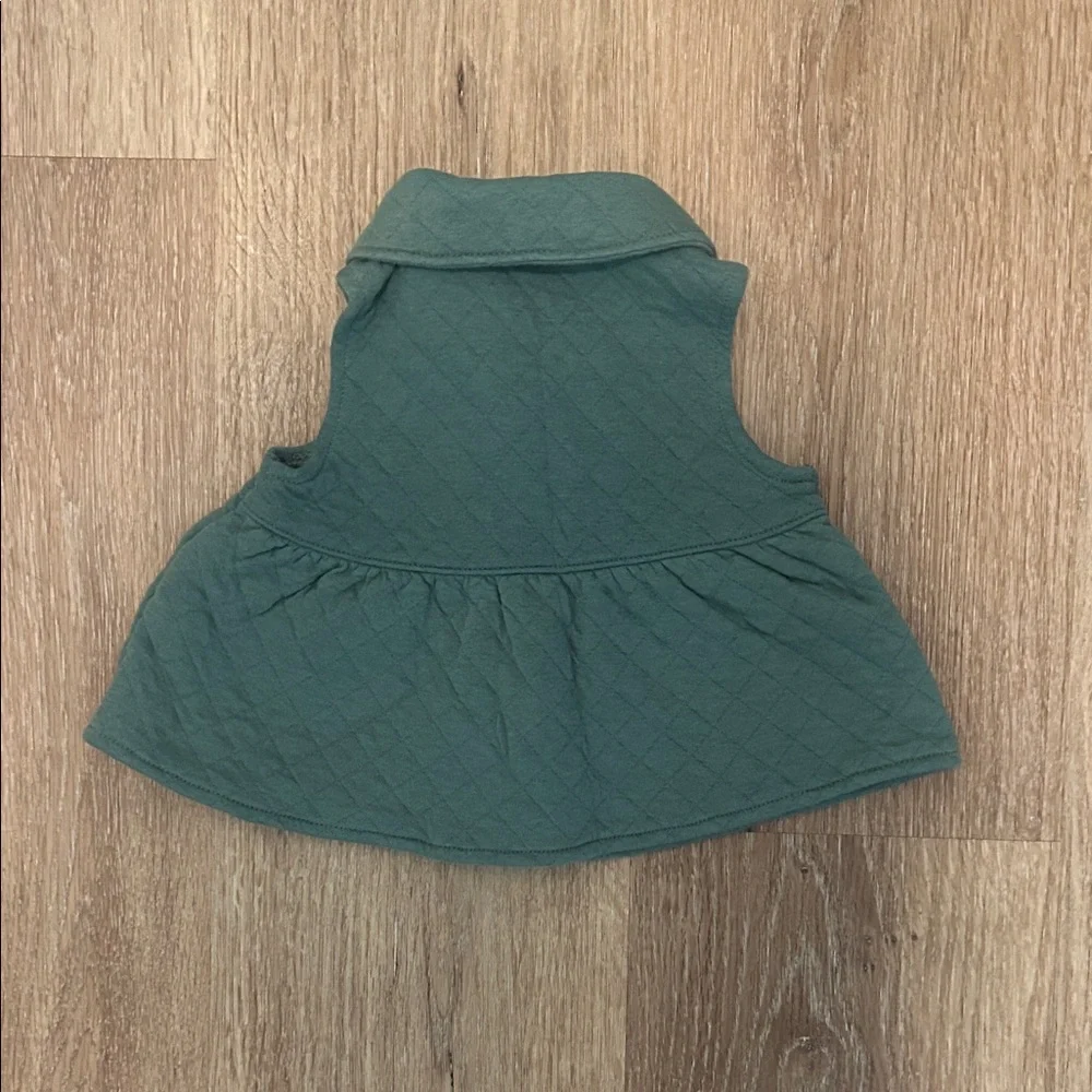 Carter's Baby Quilted Green Vest