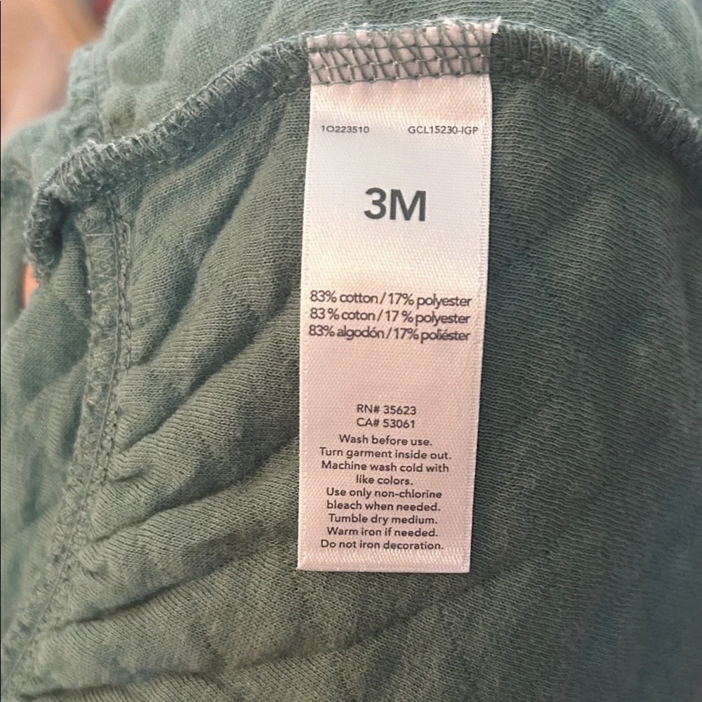 Carter's Baby Quilted Green Vest