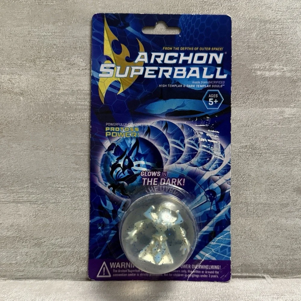 Blizzard StarCraft Archon Superball Blizzcon 2014 Glow In the Dark New‎ Ball