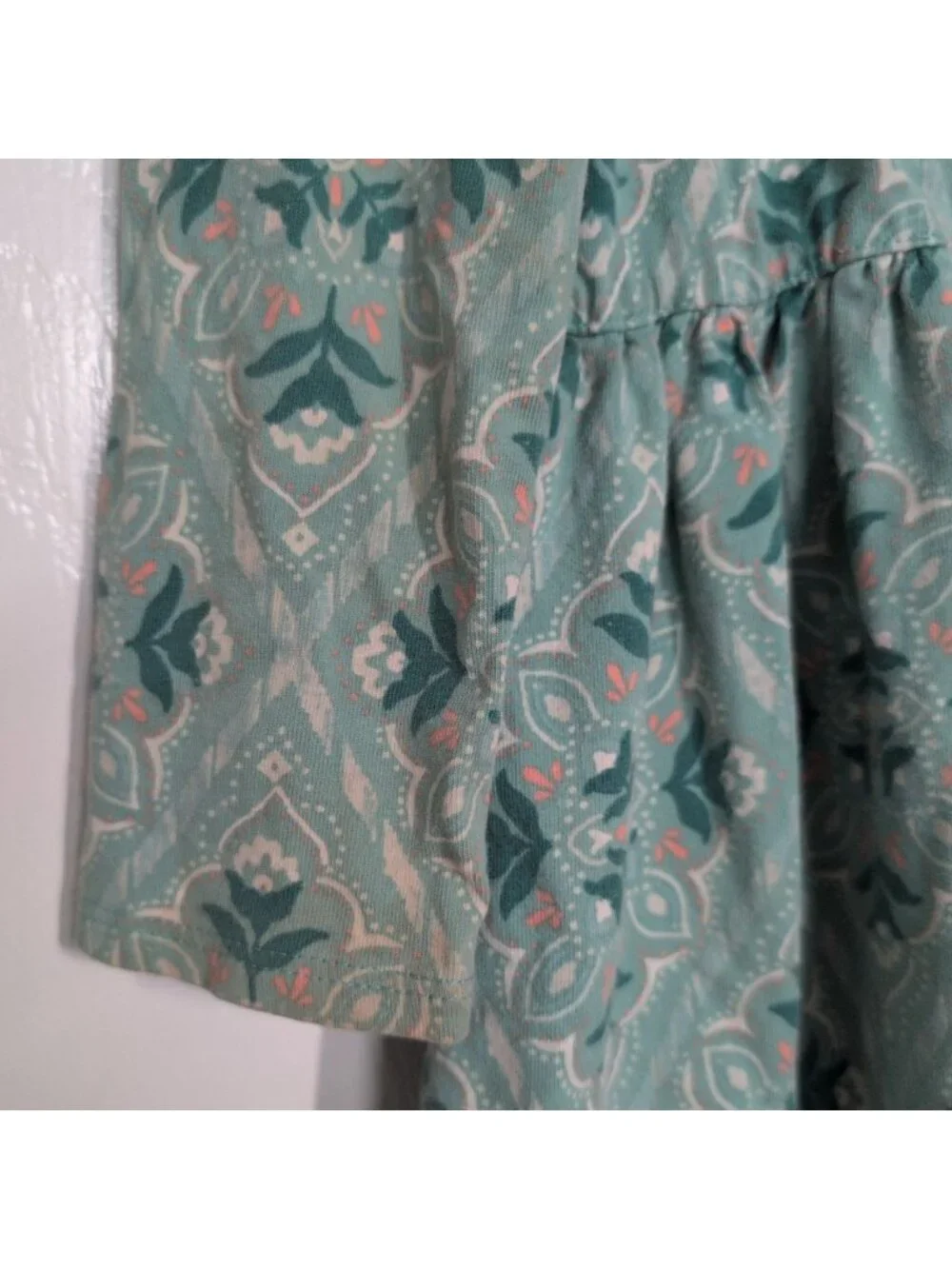 Garnet Hill green cotton