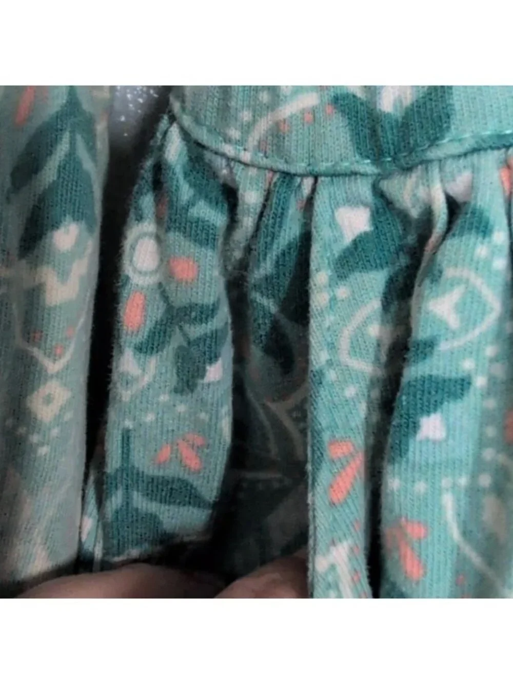 Garnet Hill green cotton