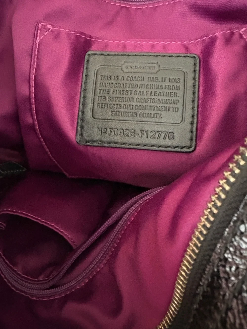 🖤💜COACH BLACK PATENT LEATHER HOBO/SHOULDER BAG!🖤💜
