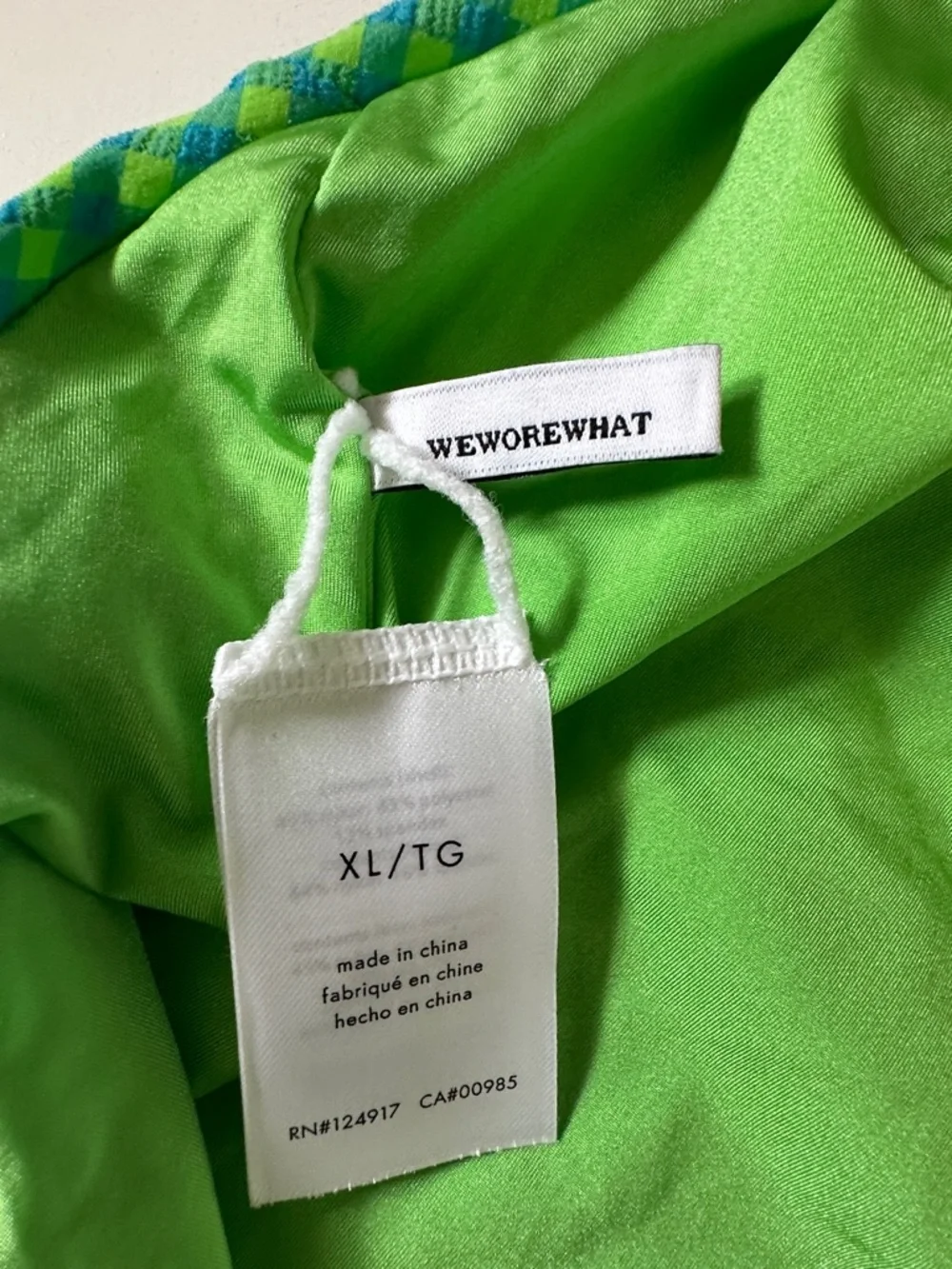 WeWoreWhat bright green
