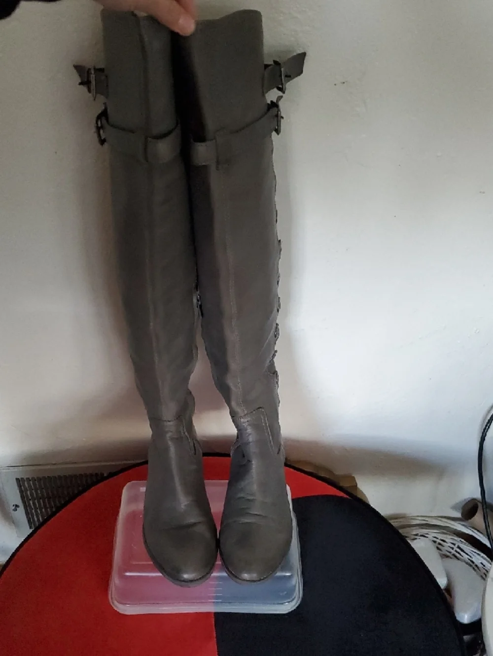 tall leather