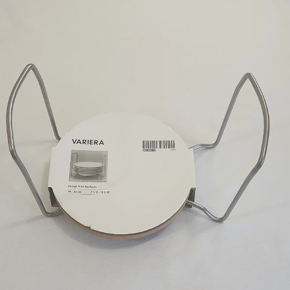 Ikea Variera Adjustable Plate Holder Organizer. Size 7.5 - 12.5/8