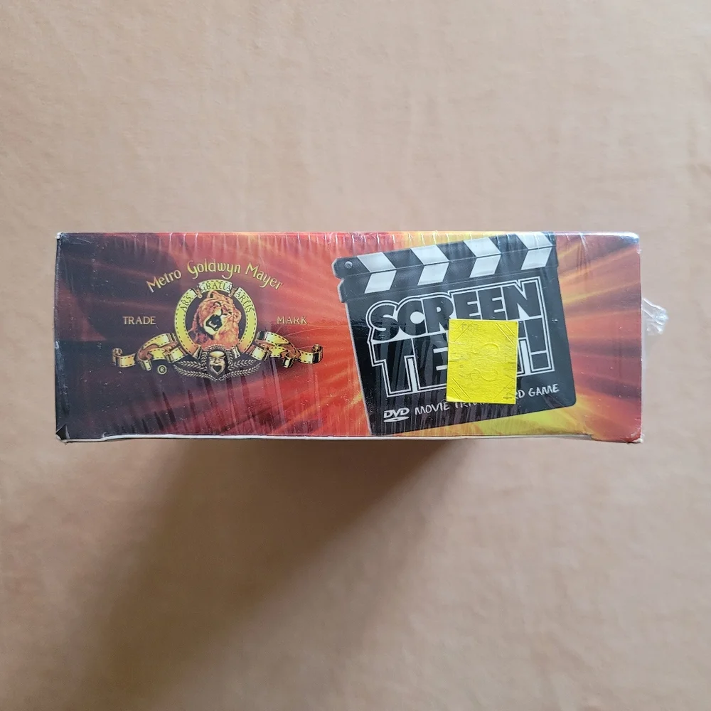 Vintage MGM Screen Test!  DVD TV Movie Trivia Board Game 2004 New Sealed Box Y2K