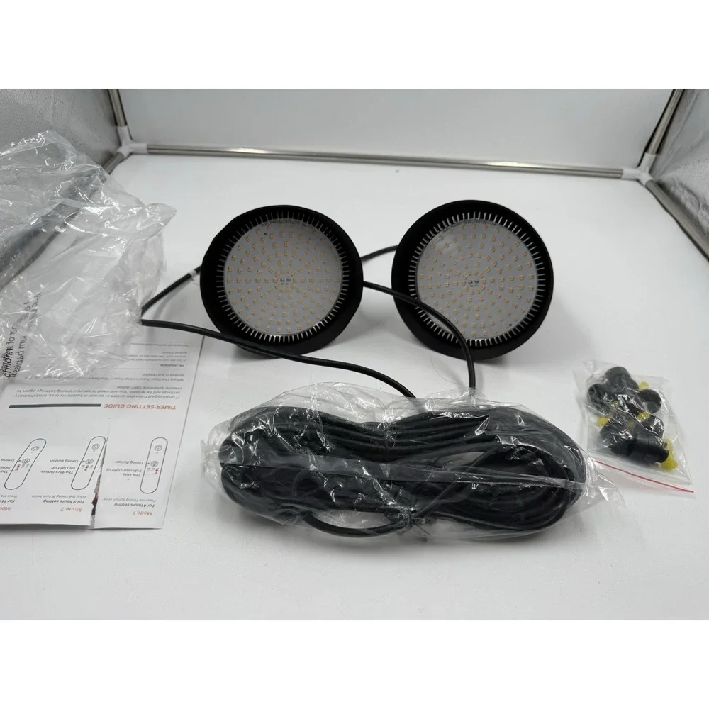 Bastrip 50W Double Head One Cord‎ Grow Lights For Indoor Plants Full Spectrum