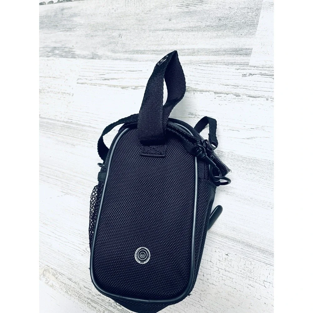 Vintage Eddie Bauer Camera Bag Gray‎ Crossbody Travel Nylon Zip Pocket Pouch