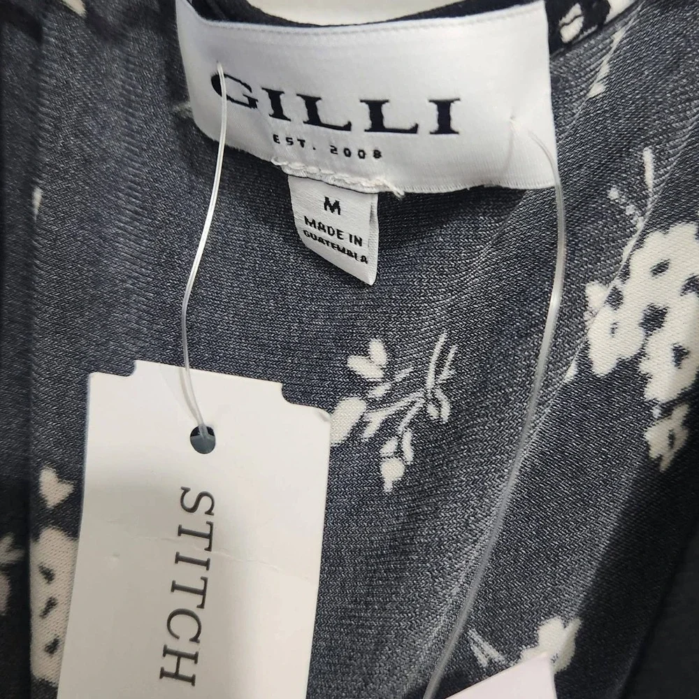 Gilli black floral