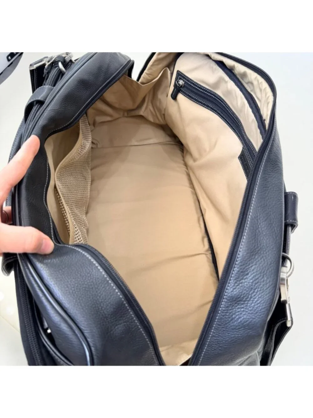 Johnston & Murphy model leather