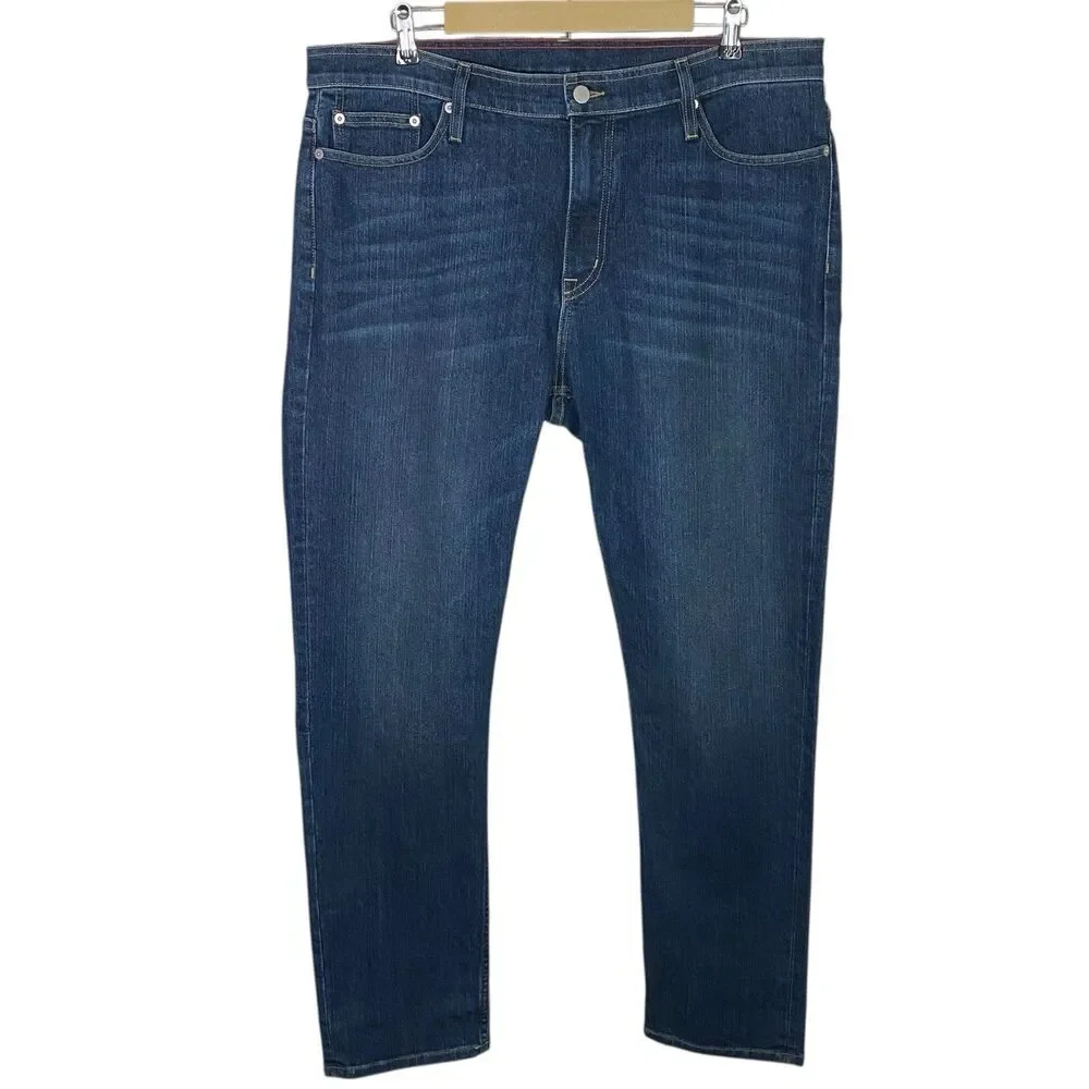 American Giant Dakota Straight Jeans Mens 38x32 Blue Denim Dark Vintage Wash NEW