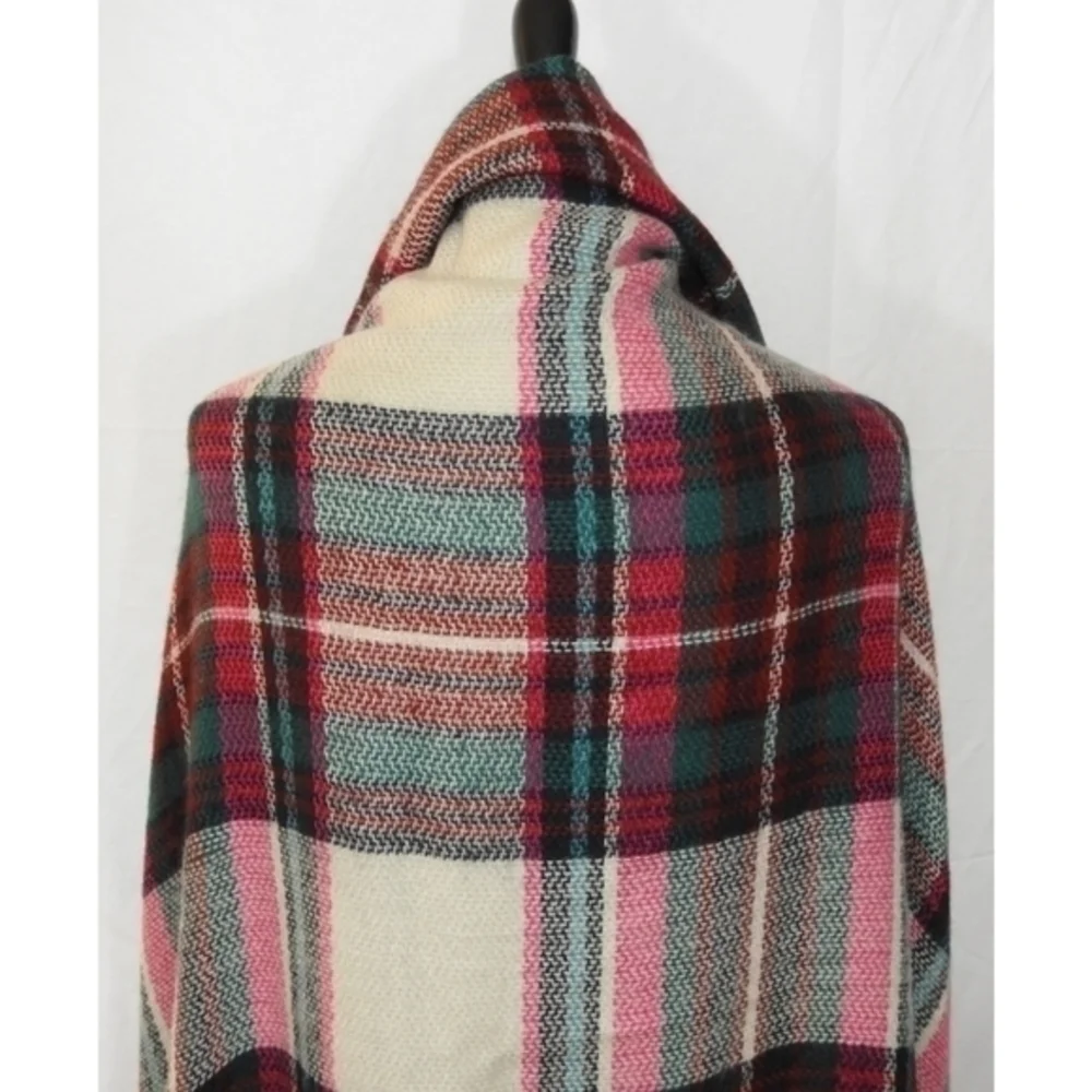 Tartan Plaid Blanket Scarf‎