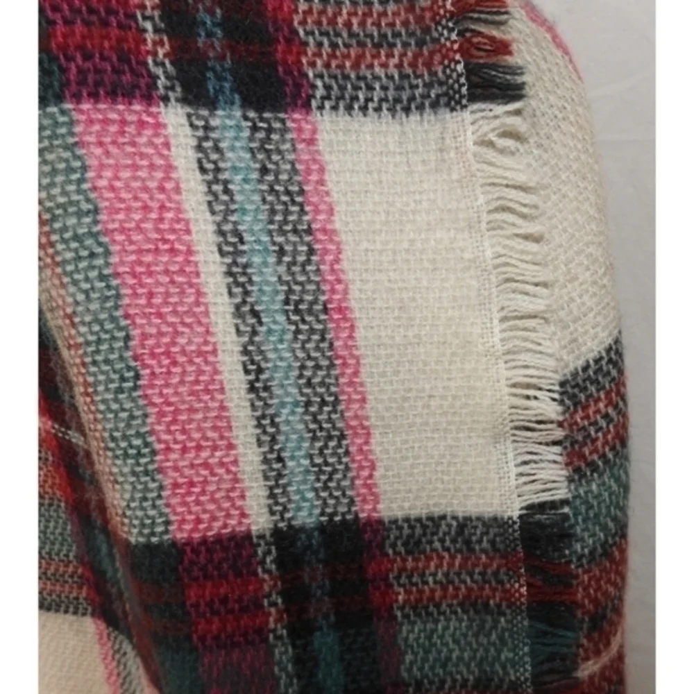 Tartan Plaid Blanket Scarf‎