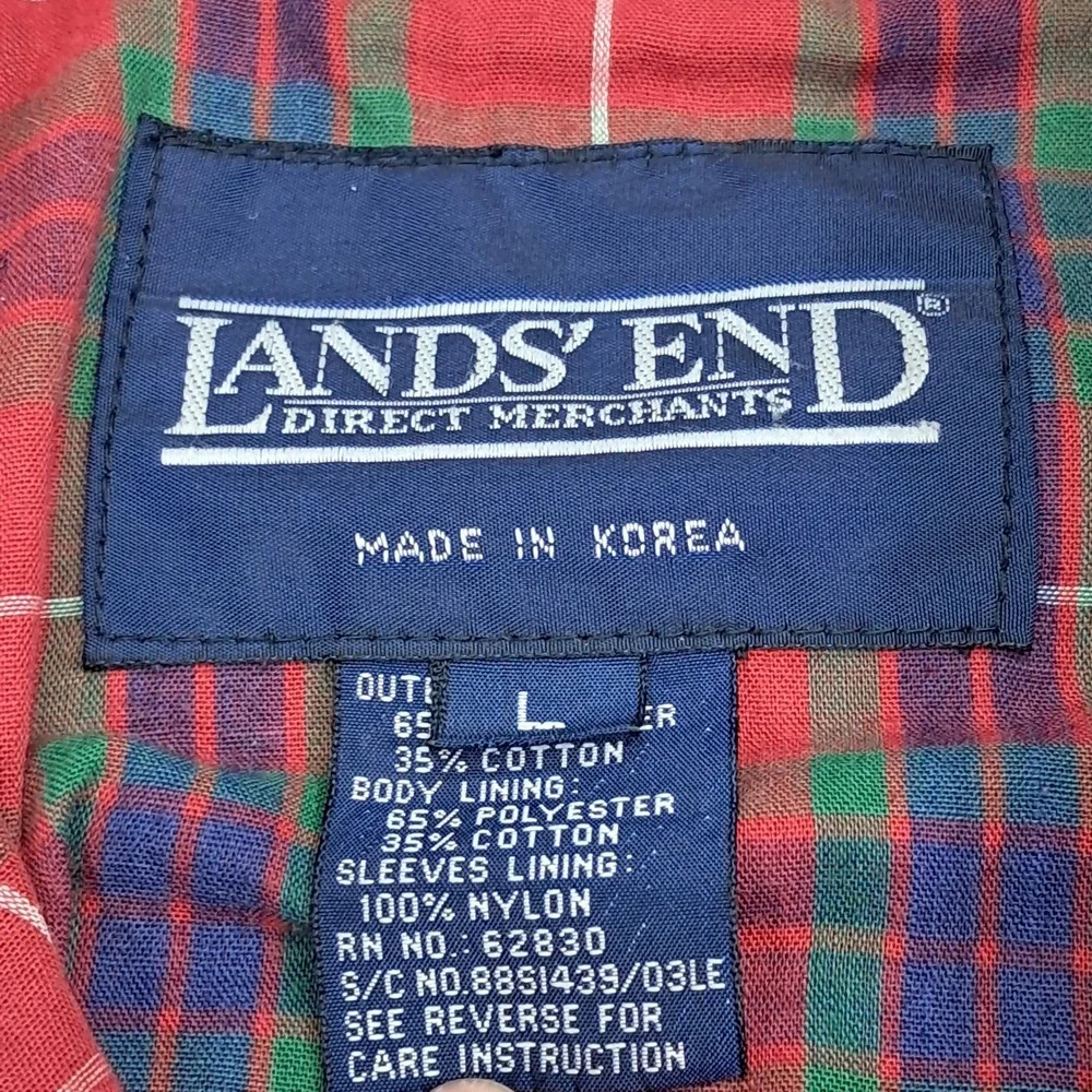 Lands End piece hue zip