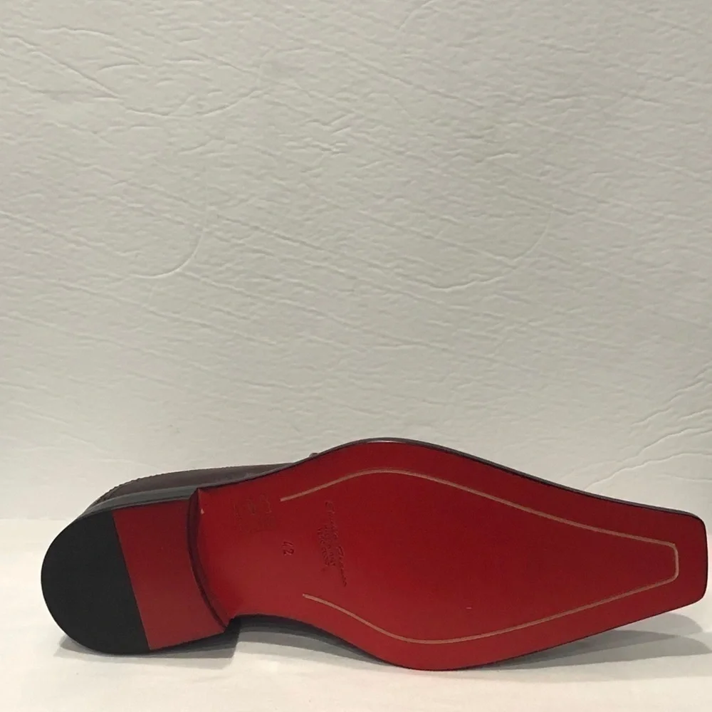 Emilio Franco shoes Italian leather burgundy