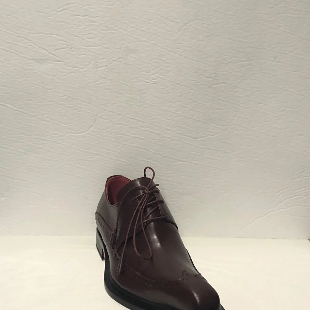 Emilio Franco shoes Italian leather burgundy