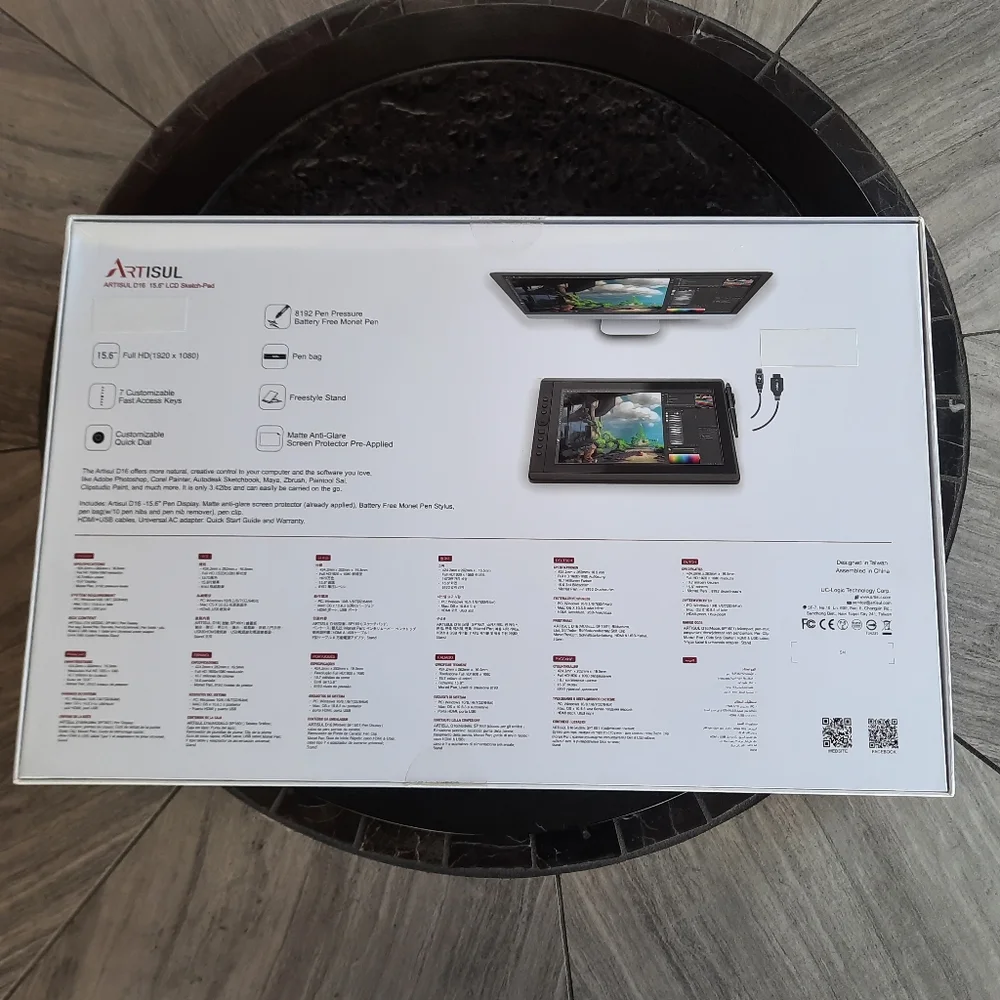 Graphic Drawing Tablet Artisul D16 LCD Sketch-Pad