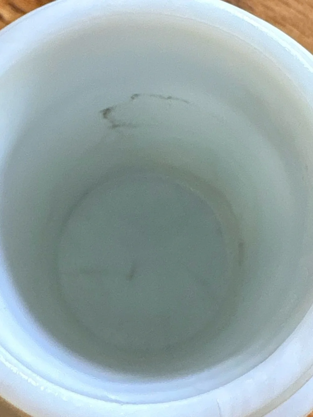 Vintage Milk Glass Small Cream Jar