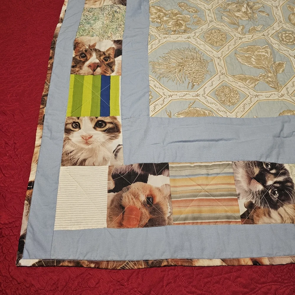 Handcrafted handmade quilted