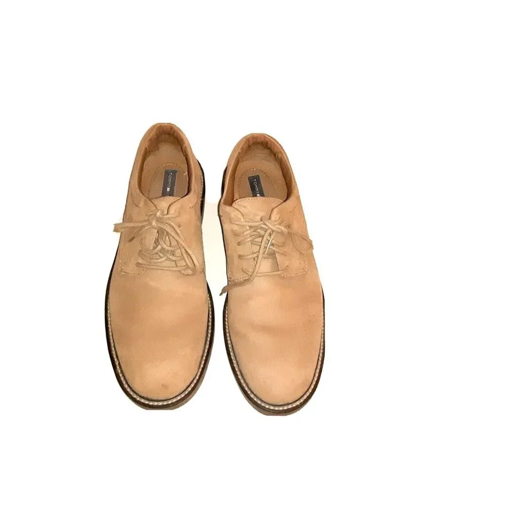 Tommy Hilfiger Men's Shoes Brown Leather Oxford Size‎ 9.5 Medium M15189S