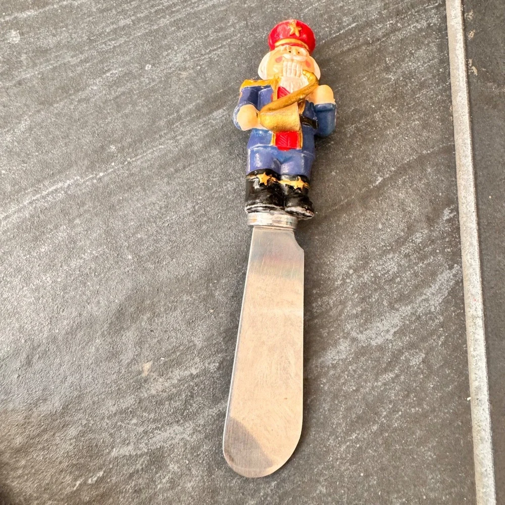Nutcracker Musician Spreader Knife‎ Christmas Holiday Festive Kitchen Serving