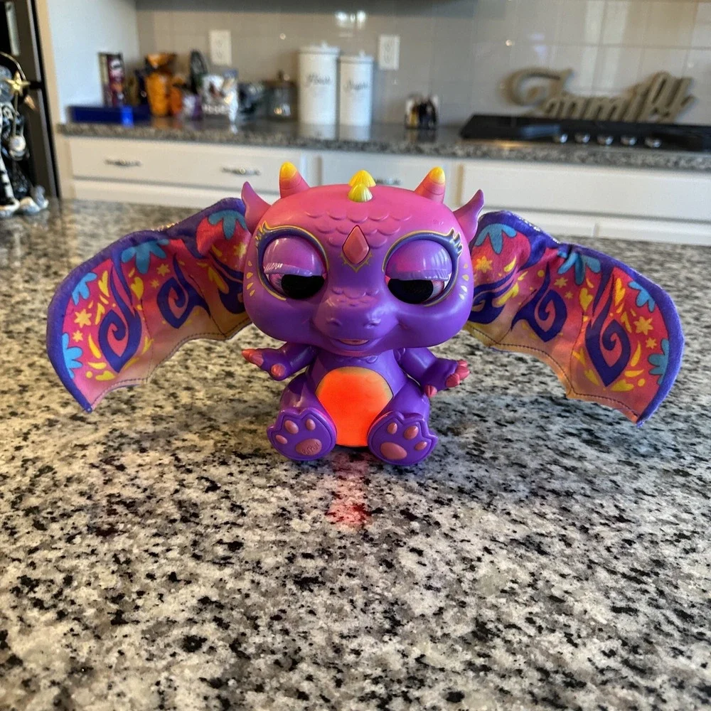 FurReal Friends Moodwings Baby Dragon Electronic Interactive Pet Hasbro 2020 VGC