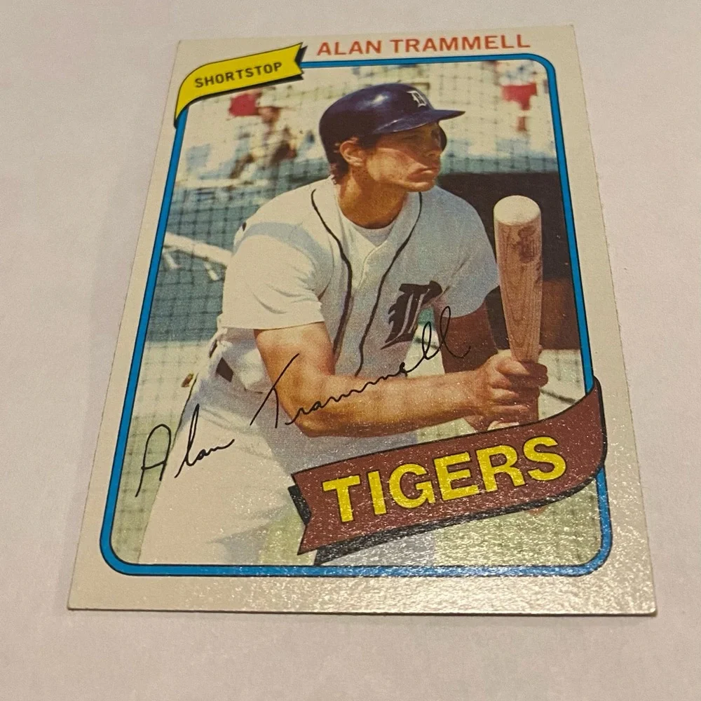 1980 Topps Baseball Card alan trammell