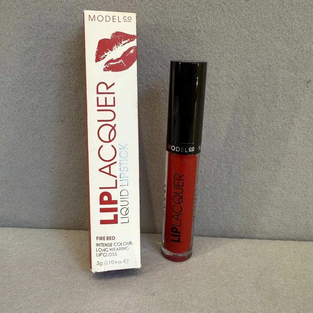 Model Co Lip Lacquer Liquid Lipstick - Fire Red - NIB New‎ in Box