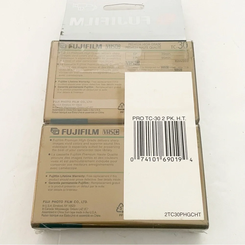 Fujifilm never vhs sp