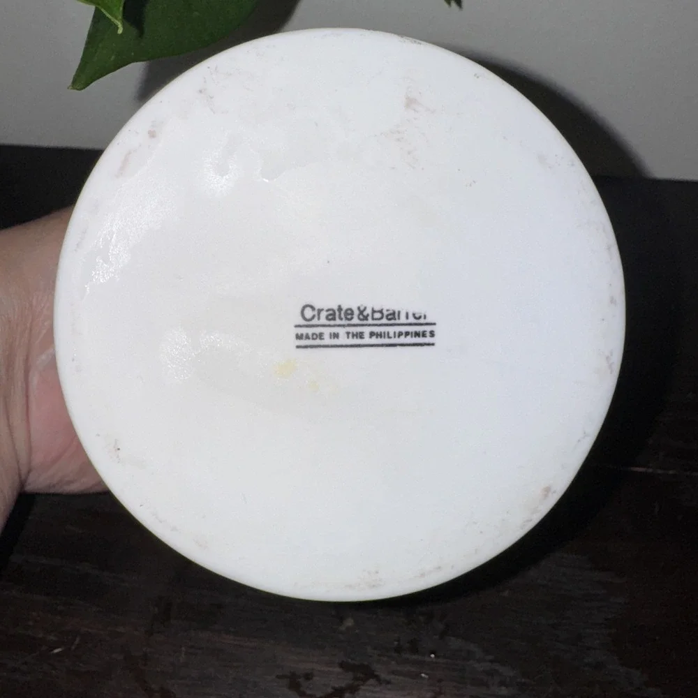 Crate&Barrel diameter or inches