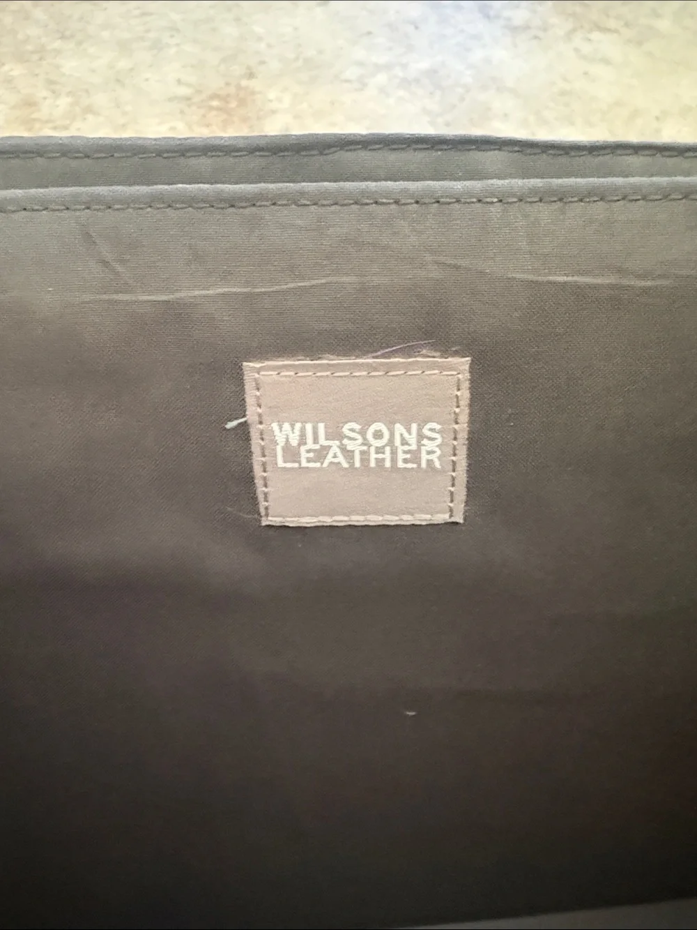 Wilsons Leather straps briefcase