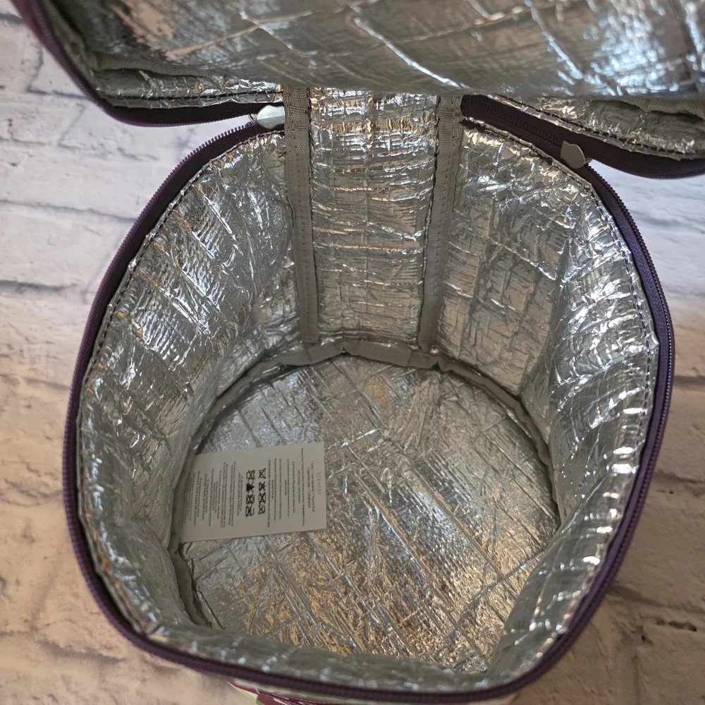 Scentsy Multicolor Insulated Plaid Storage Bag