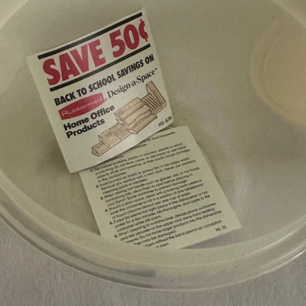 Rubbermaid **please see