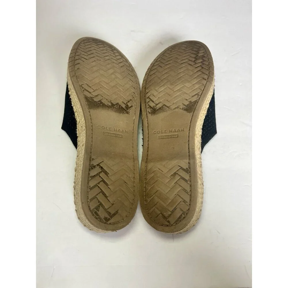 Cole Haan Women's Cloudfeel‎ Stitchlite Mule Sandal Black Knit W24512 Size 8