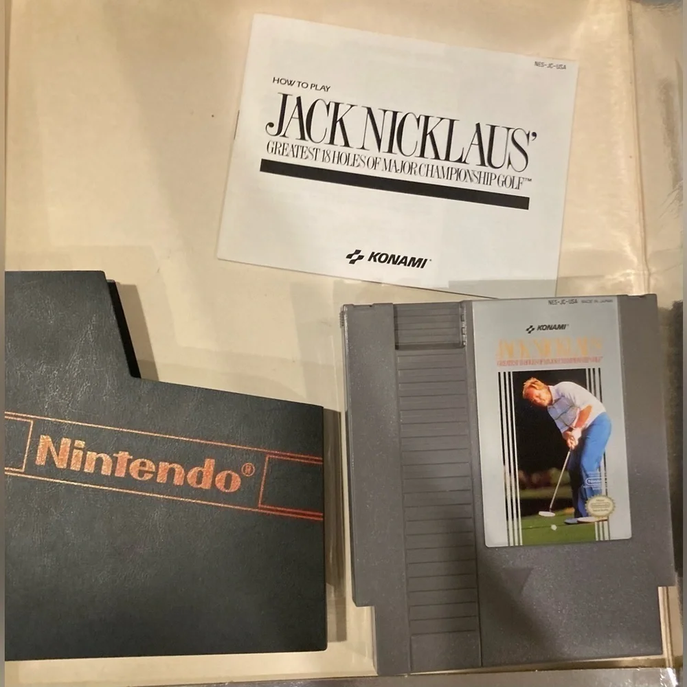 Nes‎ Jack Nicklaus' Championship Golf *w/Manual & Box* 1985