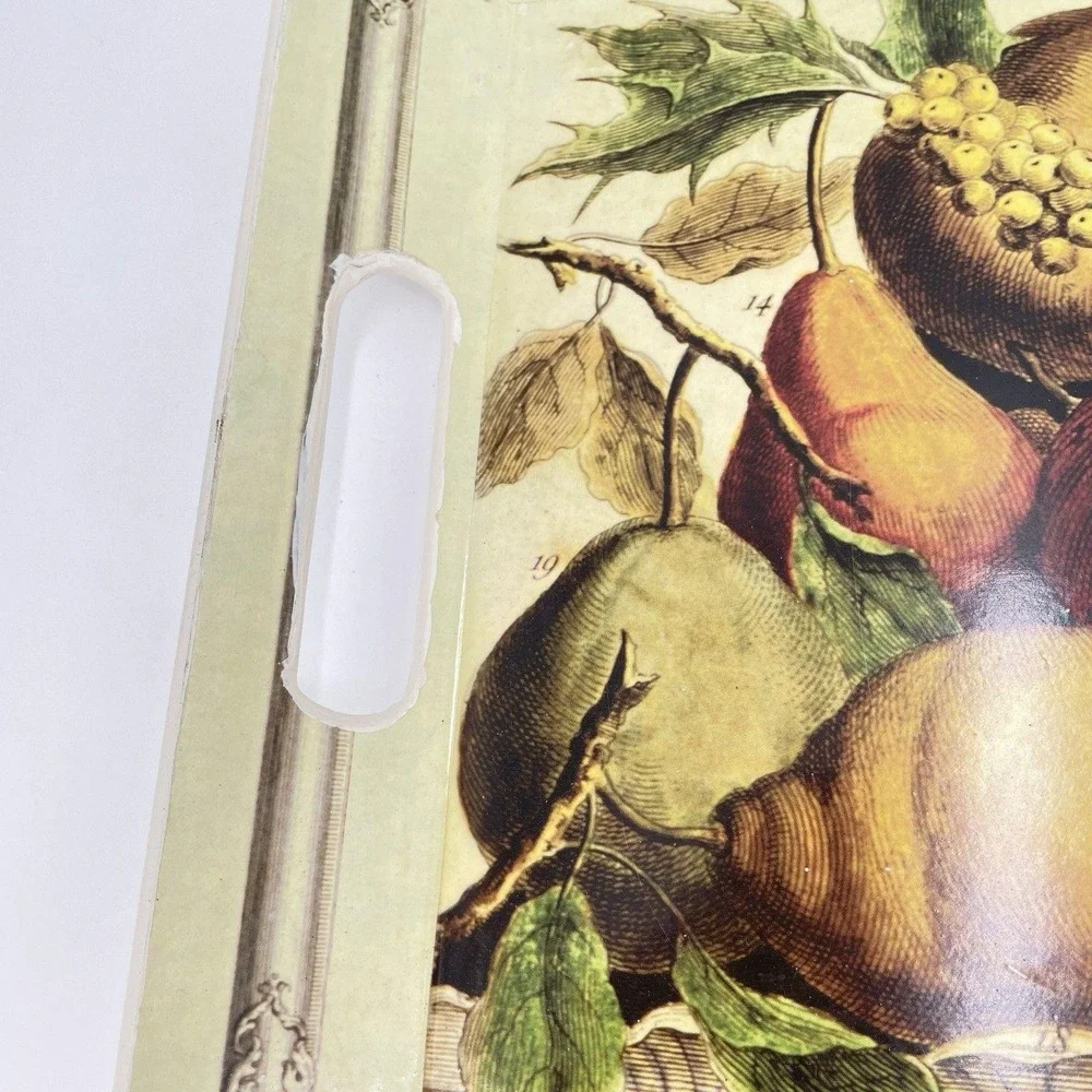 Colonial Williamsburg CREATIVE CO-OP Serving Tray Garden Story Botanical  Fruit