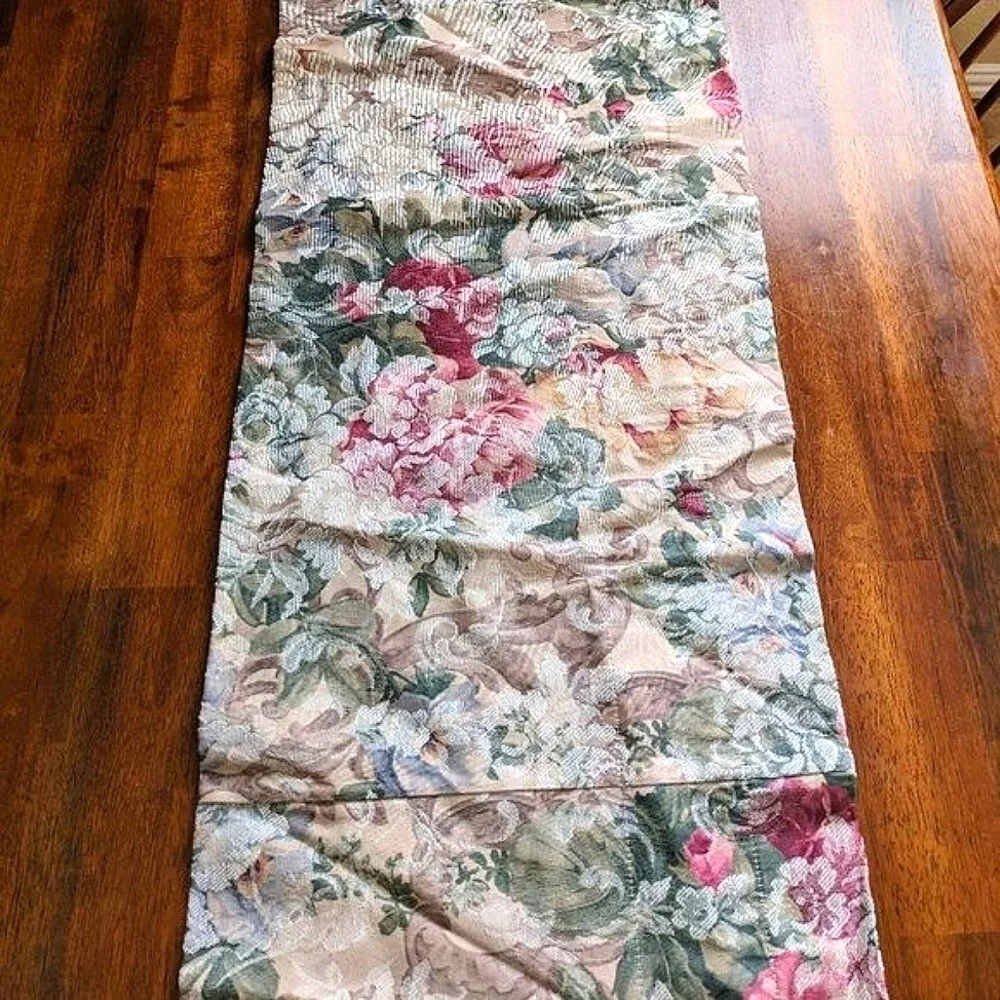 Floral Curtain Valance 80.5