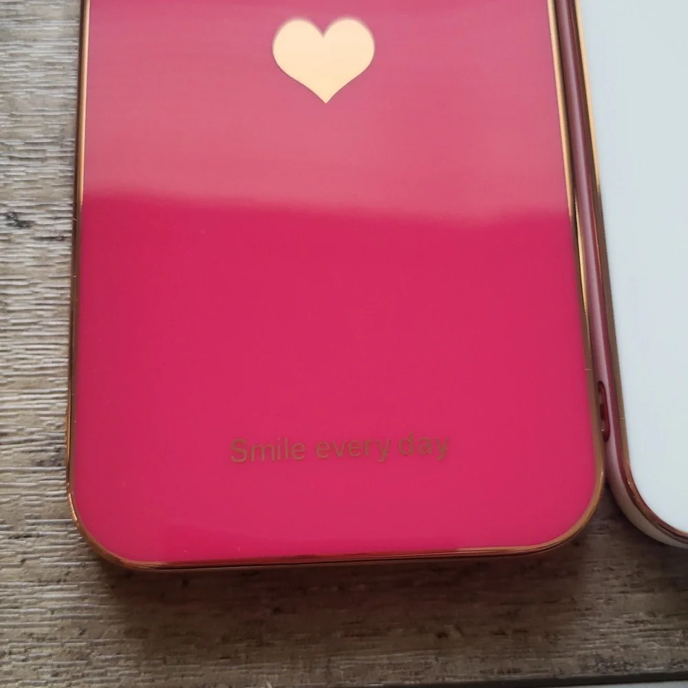 2 IPhone 13 PRO Max SMILE EVERY DAY phone cases.
