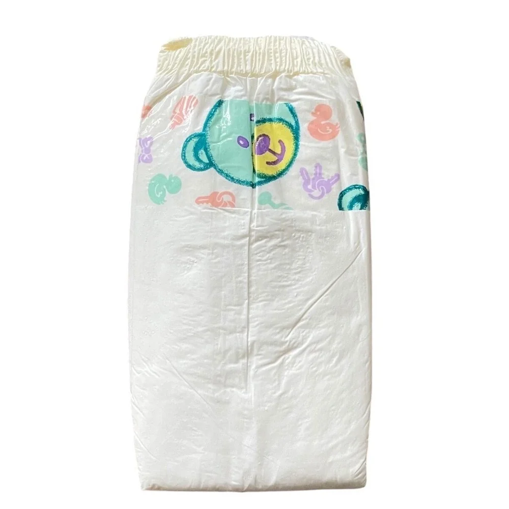 Wonderdry Vintage Bear Plastic Diapers Sz SMALL Diapers 14lb crinkle‎ plastic