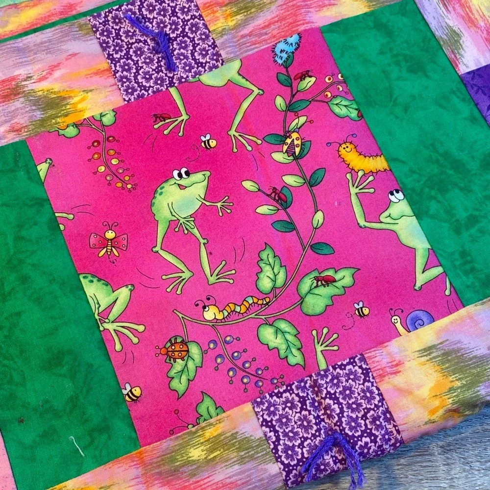 Handmade quilted baby