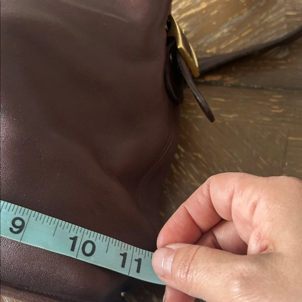 Coach brown leather