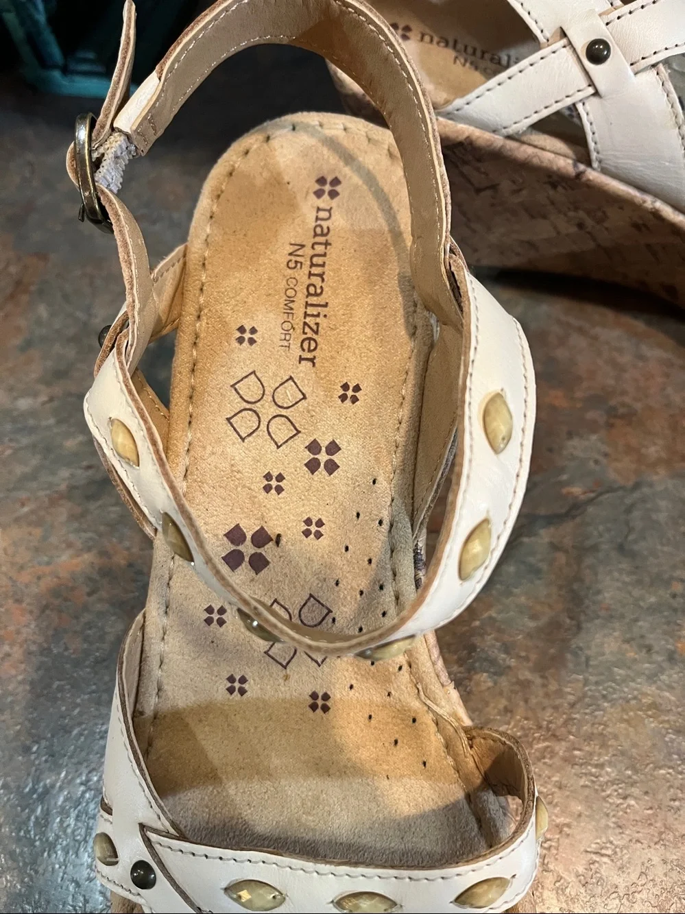 sandals white