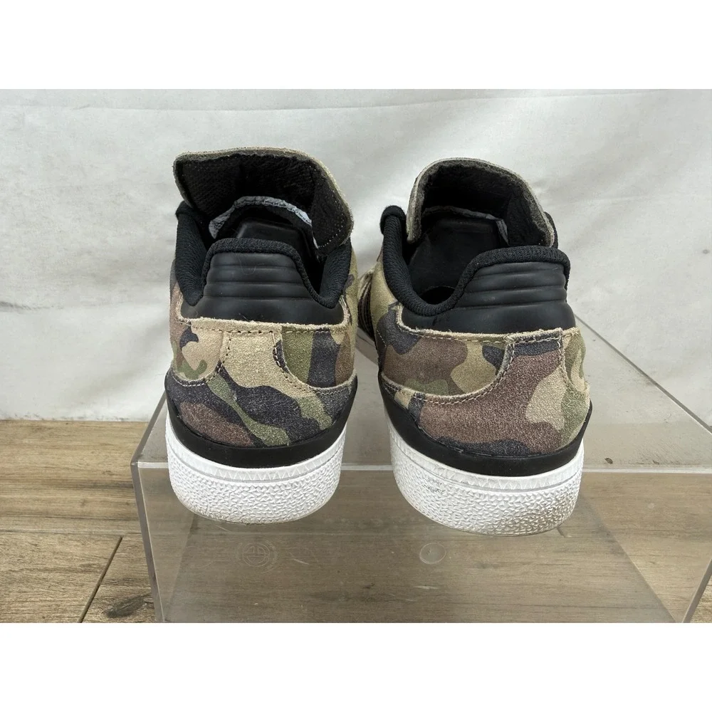 Adidas Busenitz Vulc II Camo Suede Skate Shoes Mens 7 Green Black H04875