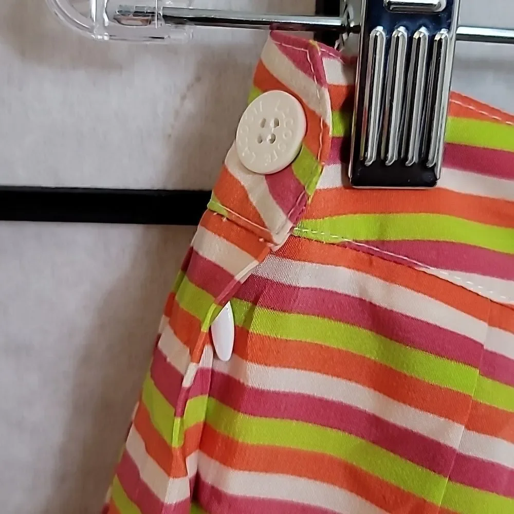 Lacoste pink green