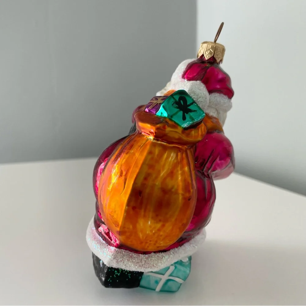 Christopher Radko colorful santa