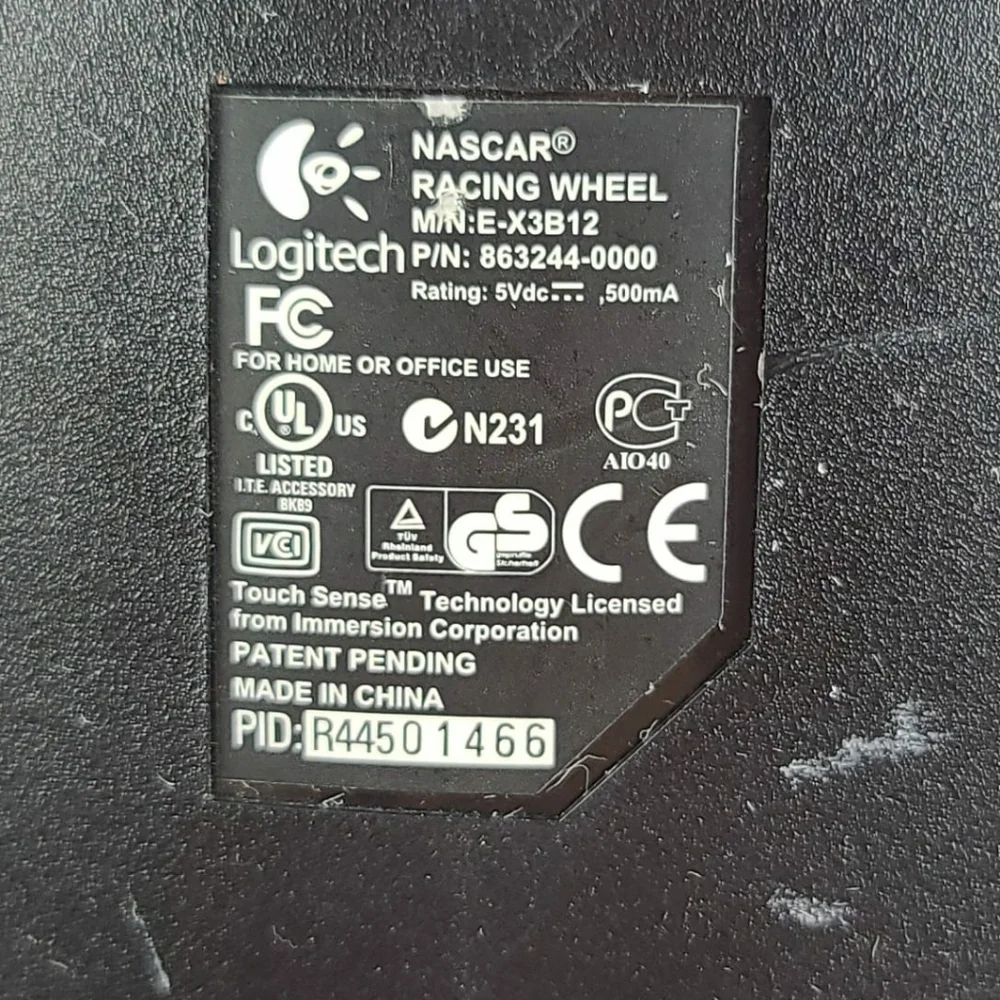 Logitech xbox nascar