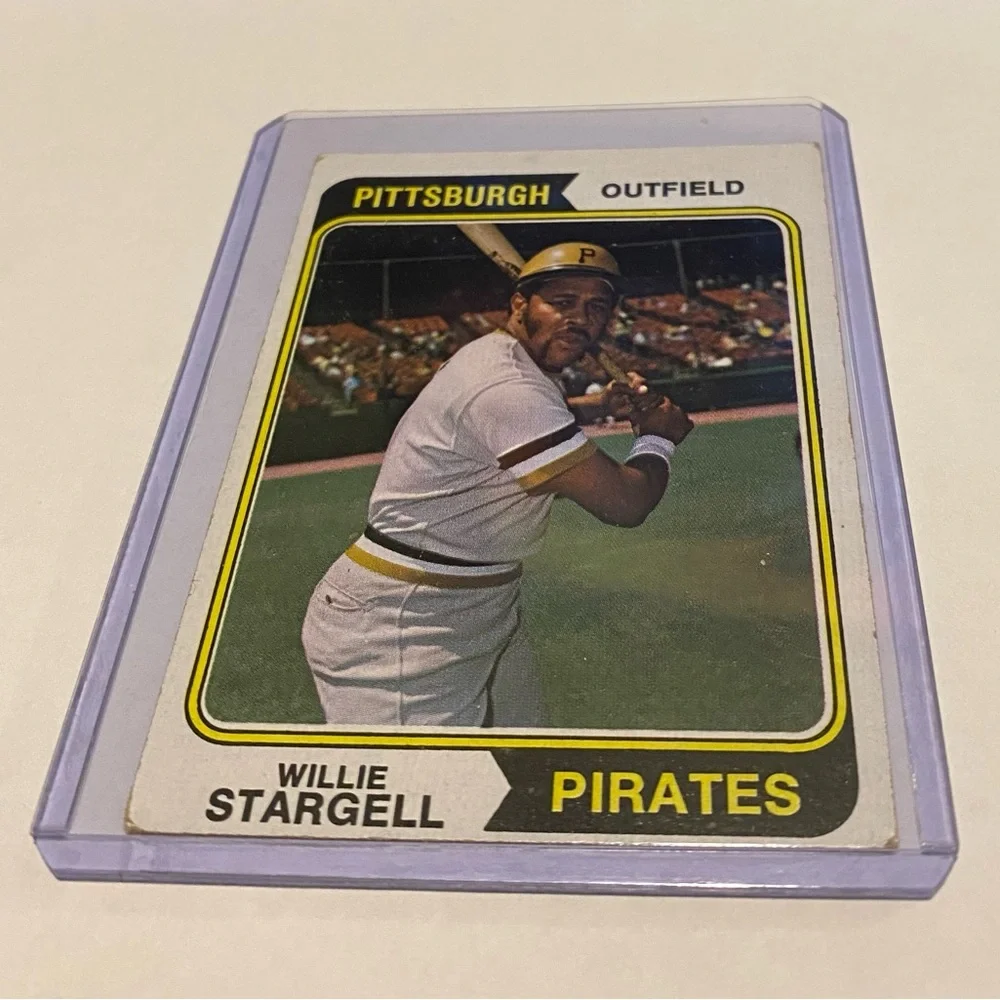 Willie Stargell 1974 Topps Baseball Card # 100 Pittsburgh Pirates Vintage